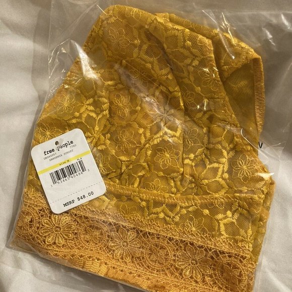 NWT Free People Ella Soft Lace Longline Bralette M - Picture 10 of 13